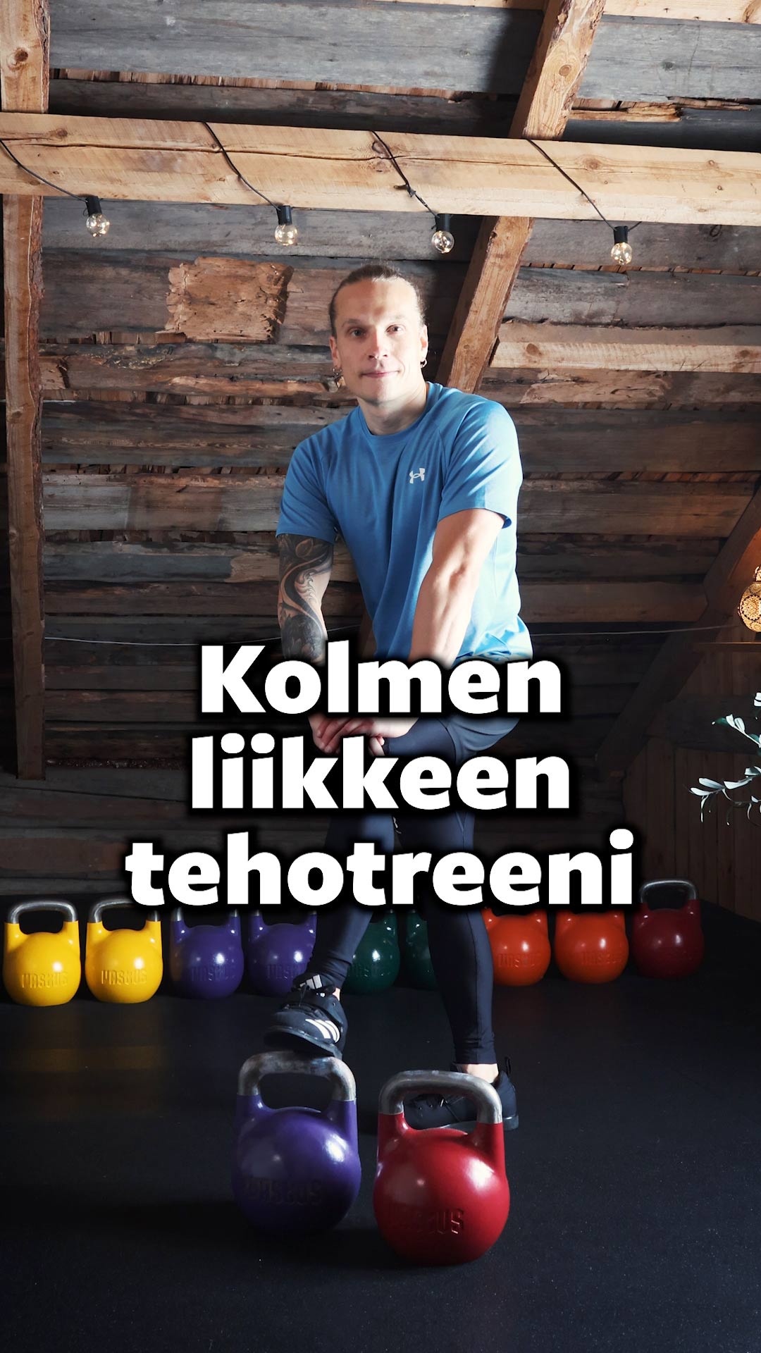 Kolmen liikkeen tehotreeni